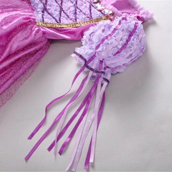 Kid Girl Sofia First Princess Long Dress up Costume Cosplay Gown Hallowe… - Picture 2 of 13